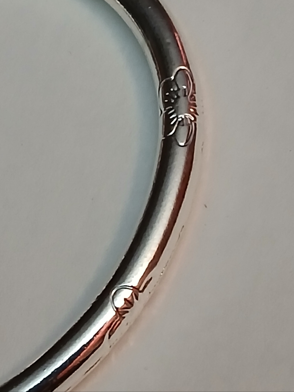 Thick Plated 999 Silver Solid Opening Bracelet - Picture 6 of 10